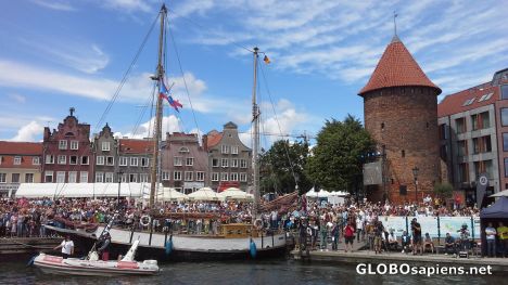 Postcard Baltic Sails in Gdansk