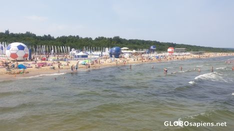 Postcard Baltic beach