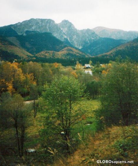 Postcard Tatras in fall