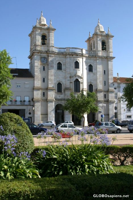 Postcard Portugal, Estremoz - Igreja na praça principal