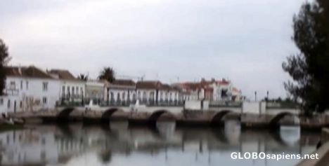 Postcard Old bridge - a greeting to Tavira