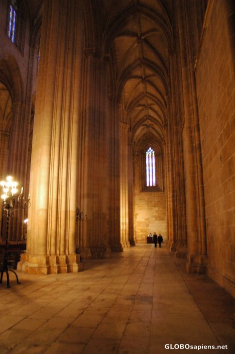 Postcard Interior of the Monastery of Batalha
