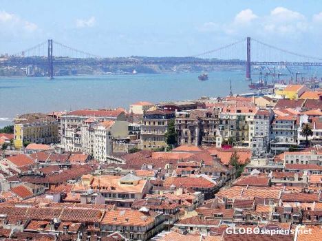 Postcard Lisboa Skyline, Portugal