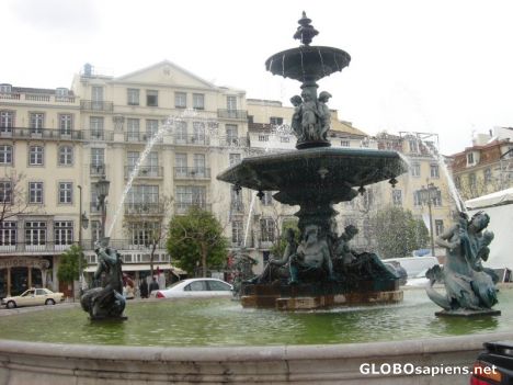 Postcard Fountain in Lisbon