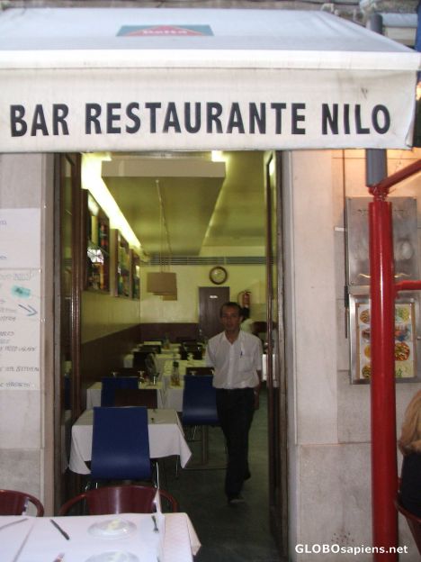 Postcard Restaurant Nilo in Lisbon