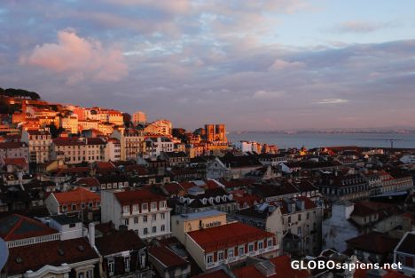 Postcard Rio Tejo in Lisbon