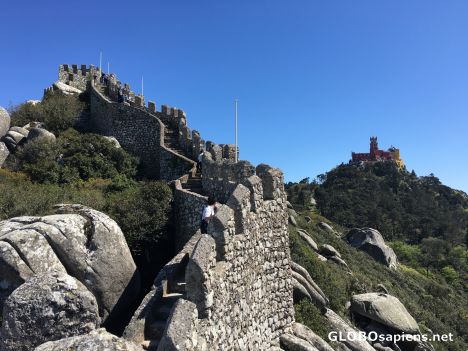 Postcard Sintra - Moorish Castle