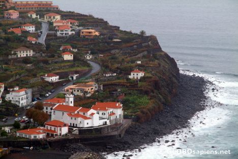 Postcard Madeiran small village