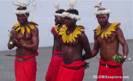 Postcard Dancers from Rabaul