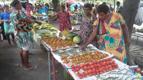 Postcard Market in Rabaul
