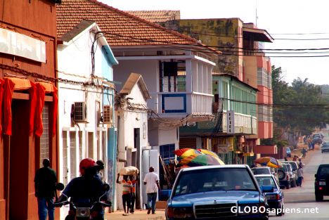 Postcard Bissau - Street life