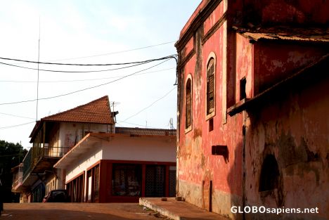 Postcard Bissau - Portuguese Quarter