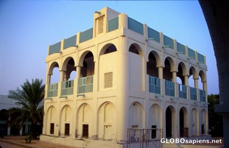 Postcard Former palace of Shaikh Abdulla Bin Mohammed