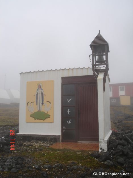 Postcard Church in Crozet island