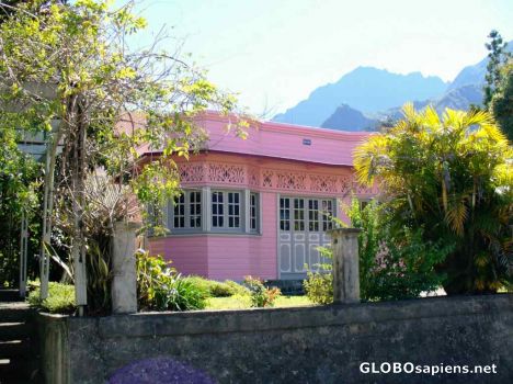 Postcard Pink House