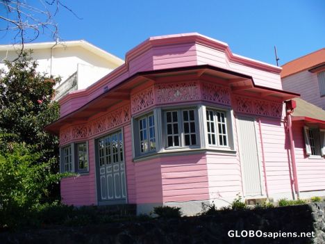 Postcard Pink House 2