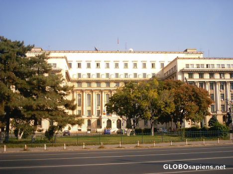 Postcard Palazzo del Senato - Bucarest