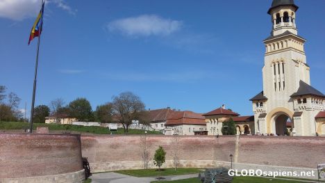 Postcard Citadel in Alba Iulia