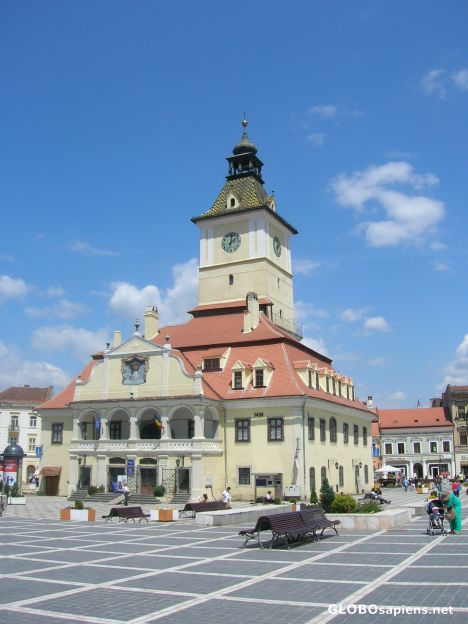 Postcard Brasov main square