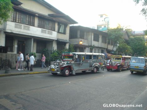 Postcard jeepny of manila