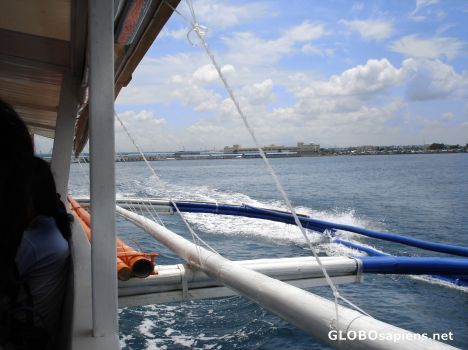 Postcard Outrigger Ferry to Mindoro