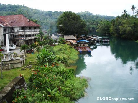 Postcard Loboc River - Bohol Jungle