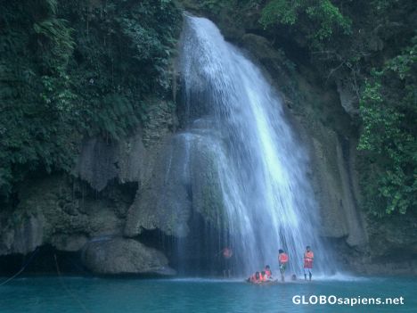 Postcard Kawasan Falls, Badian Cebu, Philippines