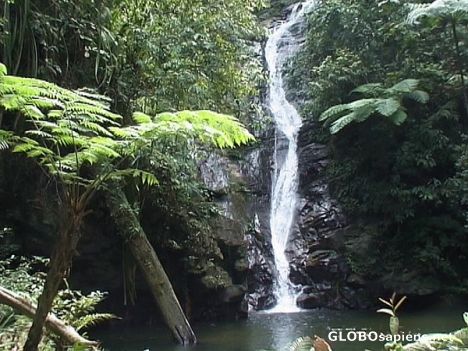 Postcard Pamuayan Waterfall