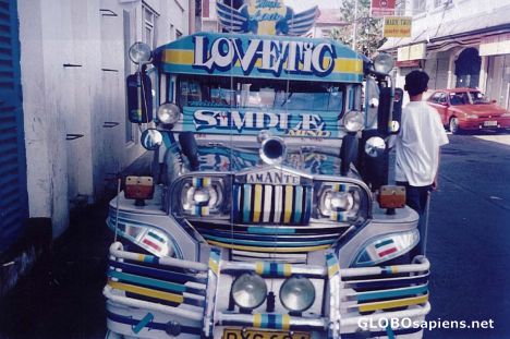 Postcard Another Jeepney