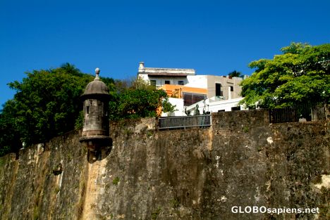 Postcard San Juan - fortifications