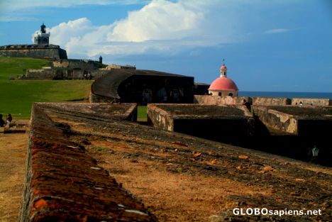 Postcard San Juan - the walls