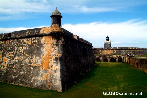Postcard San Juan - San Felipe del Morro bastions