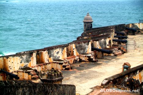 Postcard San Juan - San Felipe del Morro fort