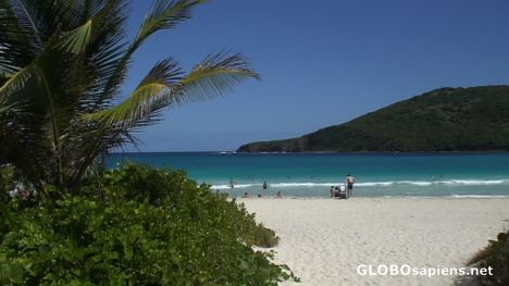 Postcard Flamenco Beach on Culebra Island