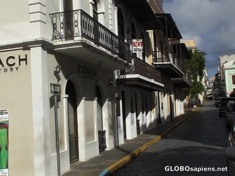 Postcard Street in Old San Juan
