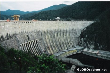 Postcard Dam over the Katun River