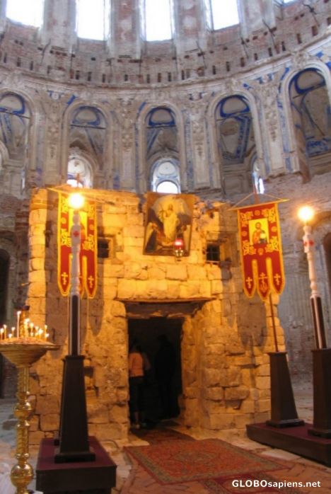 Postcard Holy Sepulchre in New Jerusalem