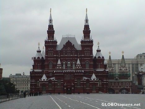 Postcard Red Square 4: State History Museum