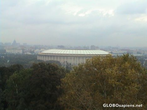 Postcard Moscow Olympic Stadium