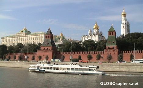 Postcard Kremlin in Moscow