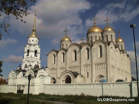 Postcard Domes of Vladimir
