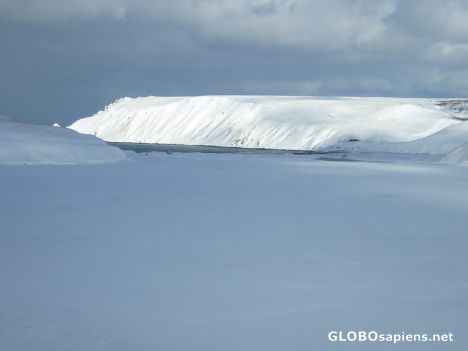 Postcard KURIL ISLANDS. Snow in Iturup