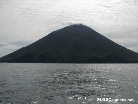 Postcard Volcano Atsonopuri