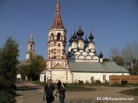 Postcard Orthodox churches in Suzdal