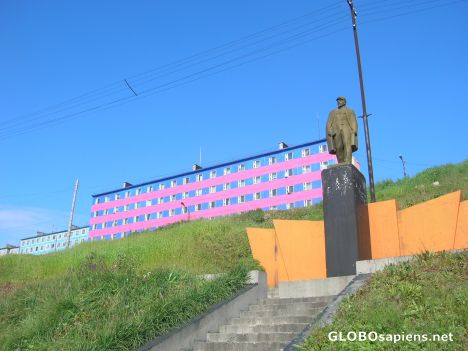 Postcard Lenin is alive in the Far East
