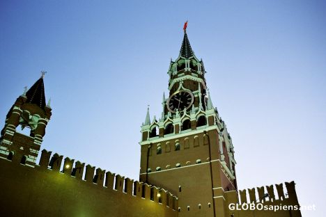 Postcard The Spasskaya Tower