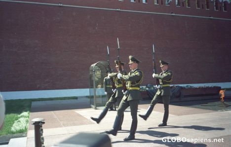 Postcard Moscow - The change of the guard