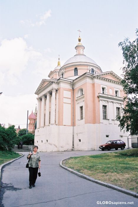 Postcard Holy Barbra Orthodox church in Moscow