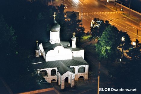 Postcard Moscow - Holy Ann Orthodox church