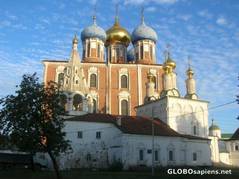 Postcard Church inside the Kremlin